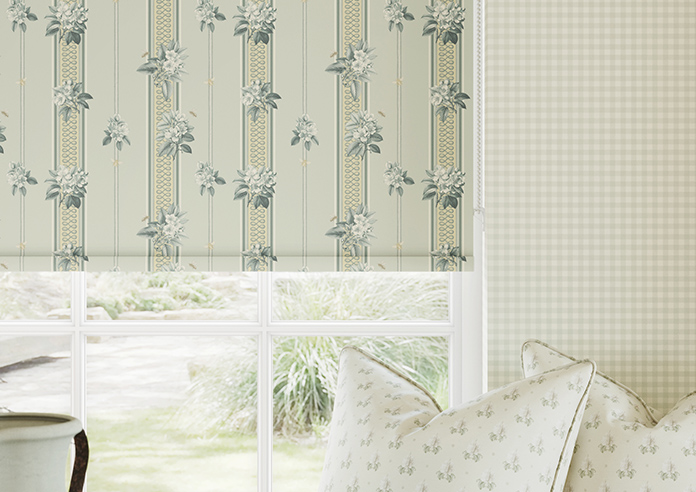 Upton, Apple Bee Bud Green - Twist&Fit Roller Blind - Image 5